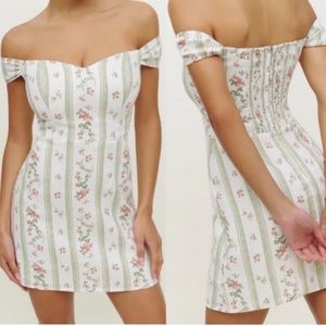 Reformation Mini Linen Dress